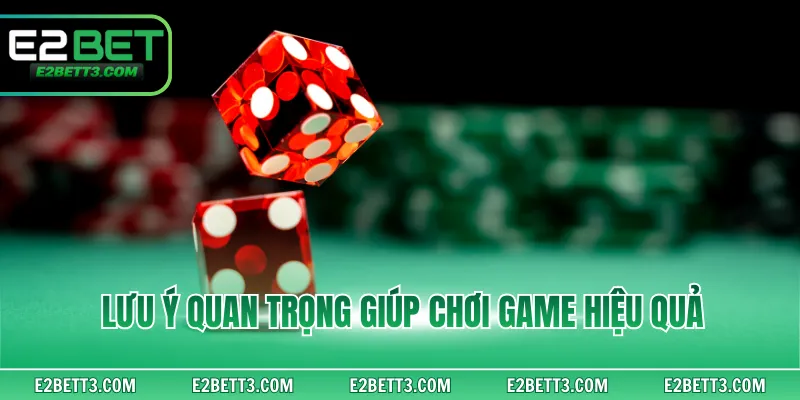 Lưu ý quan trọng giúp chơi game hiệu quả