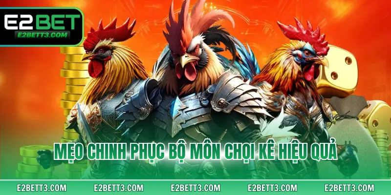 Mẹo chinh phục bộ môn chọi kê hiệu quả